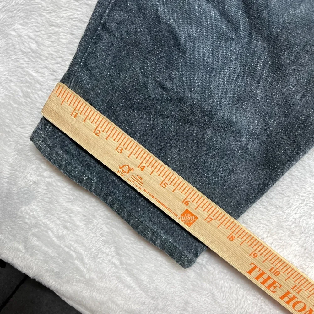Vintage Levi's 501 Jeans Men's Blue Denim High Rise Straight Button Fly - 35X33‎